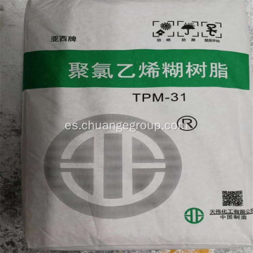 Exportación de pasta de PVC Tianye TPM31 SG5 de Xinjiang Uzbiekstan